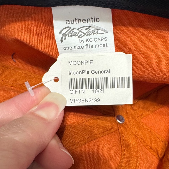 Moon Pie Baseball Hat/Cap Adjustable Burnt Orange NWT Authentic - Picture 5 of 5